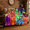 Music Game My Singing Monsters Cartoon Flannel Blanket Soft Throw Blanket for Bedroom Living Room Bed Travel Camping Picnic