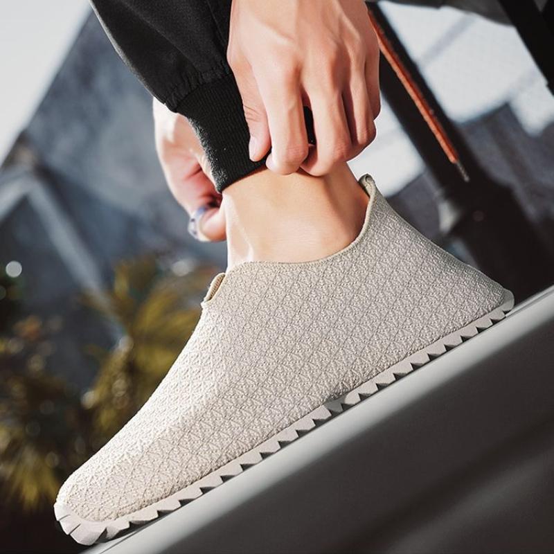 Quick-Drying Man Casual Sneaker Slip-on Mesh Upper Athletic Running Miked Colour Shoe In Promotion Wide Gym Sports Shoes for Men