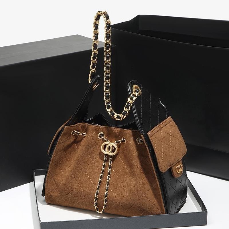 Damentasche im Xiaoxiang-Stil, Leichter Luxus, Modische Bucket Bag, Achseltasche, Umhängetasche