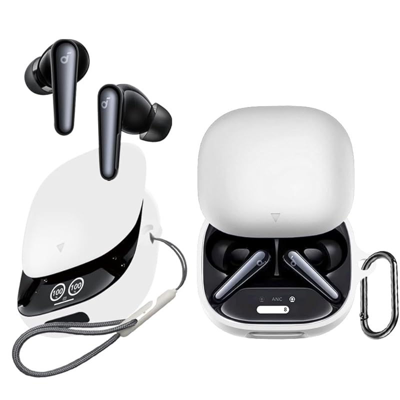 

[BARDATS]For Anker Soundcore Liberty 4 Pro case cover wireless noise canceling earphones soft Made of silicone Can be charged while wearing Full