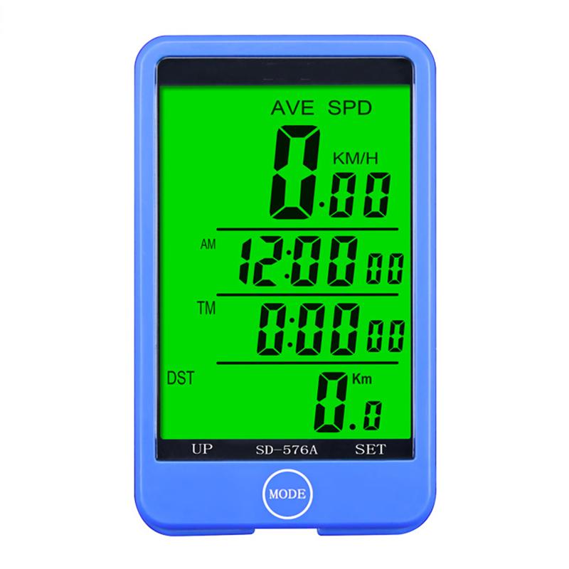 Bicycle Speedometer and Odometer Wired Bike Cycling Computer Waterproof Bike Stopwatch With Large Screen Bicycle Accessories2