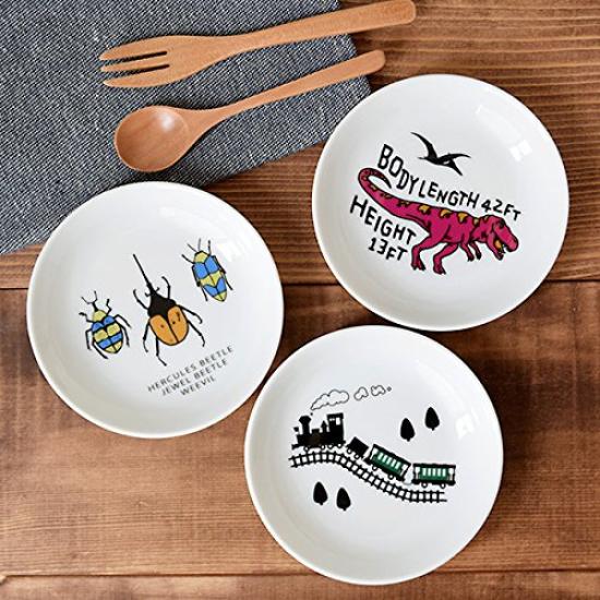 EAST table Small for Totoy Train Made in Dishwasher and Microwave Safe Children's Plate, Lightweight, 12cm, Boys, Design, to-00303, Japan, Cute,