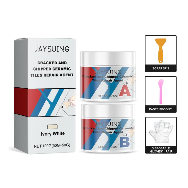 Jaysuing Tile Repair Paste,High-efficiency repair, waterproofing, and leak-stopping adhesive for detached and cracked tiles