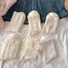 Neukundenrabatt: Weiße Spitzensocken - Damen Herbst/Winter Kollektion, Niedlicher Japanischer JK Stil