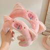 Non-slip Cartoon Headband Plush Doll Penguin Hair Hoop Creative Plush Hairband  Girls