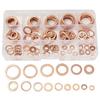 150-Piece Brass Oil Seal Gasket Set: Includes M5-M22 Copper Flat Washers.