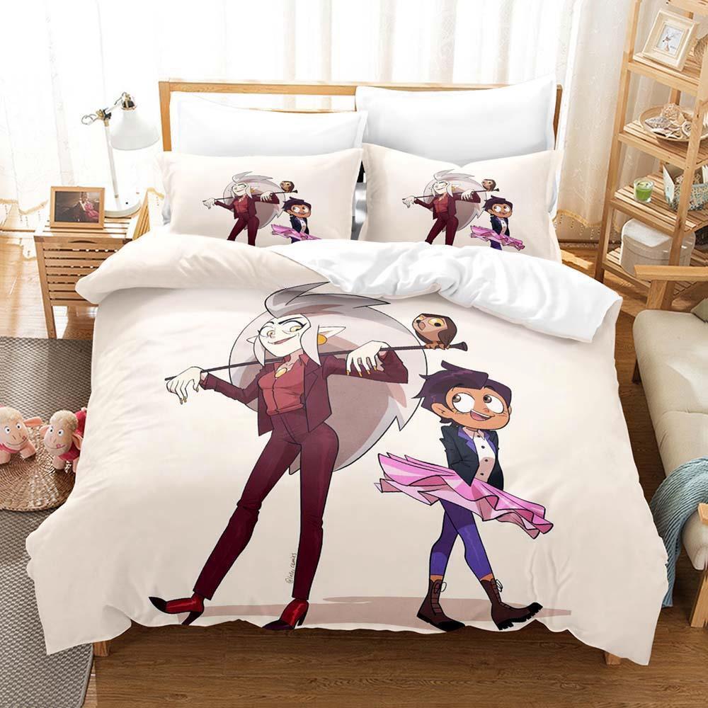 New Bad Girl Coven Bedding Set Single Twin Full Queen King Size Bed Set Adult Kid Bedroom Duvet Cover Sets Anime Bed Sheet Set