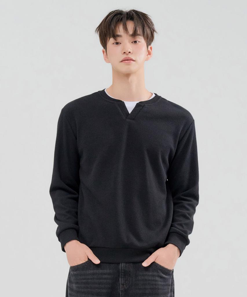 CHASECULT Men'S Layered Sweatshirt With Modified Neckline - Ferk5119B03