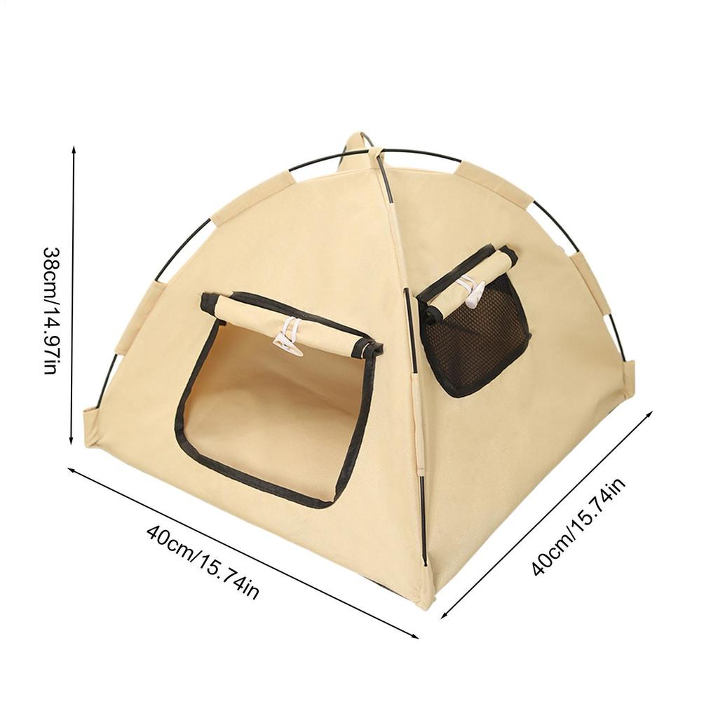 Cat Tent Foldable Pet House for Outside Breathable Portable Cat Tent for Small Animals Beach Travel Camping Balcony Adventure