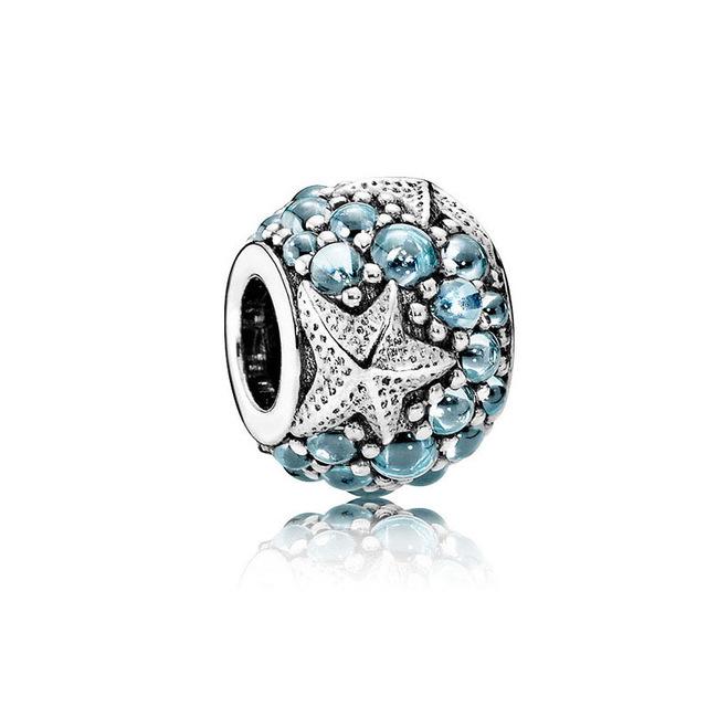 Copper Conch Penguin Mermaid Dolphin Fish Charms Beads Fit Original Pendant Bracelet Diy Jewelry Gift