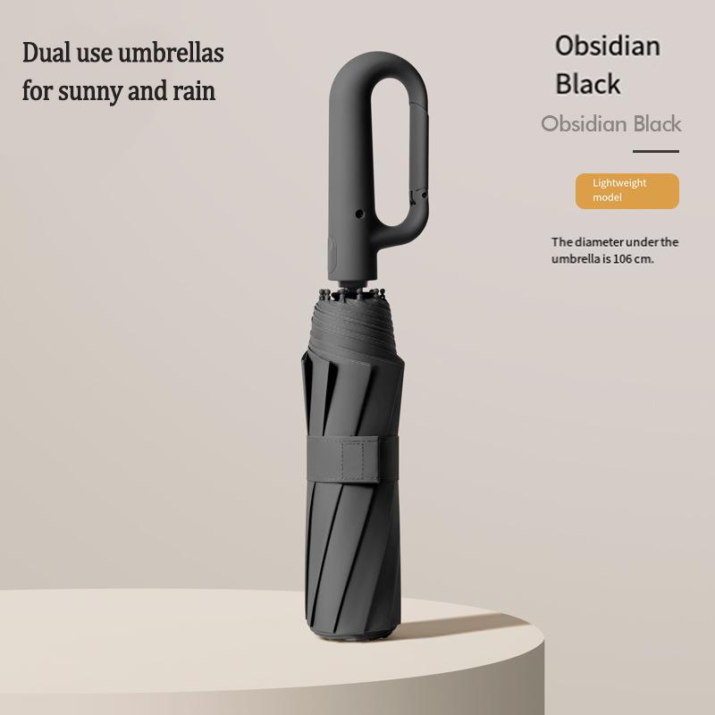 2025 Automatic Umbrella Double Umbrella 125 Cm Wind-Resistant Rainproof Reverse Umbrella Carabiner Easy To Carry Compact Design