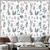 Ungerahmter Böhmischer Wandteppich Natur Botanisches Blatt Floral Wandbehang Raumdekoration Heimtextil Ästhetische Wandkunst Schlafzimmer Wohn R