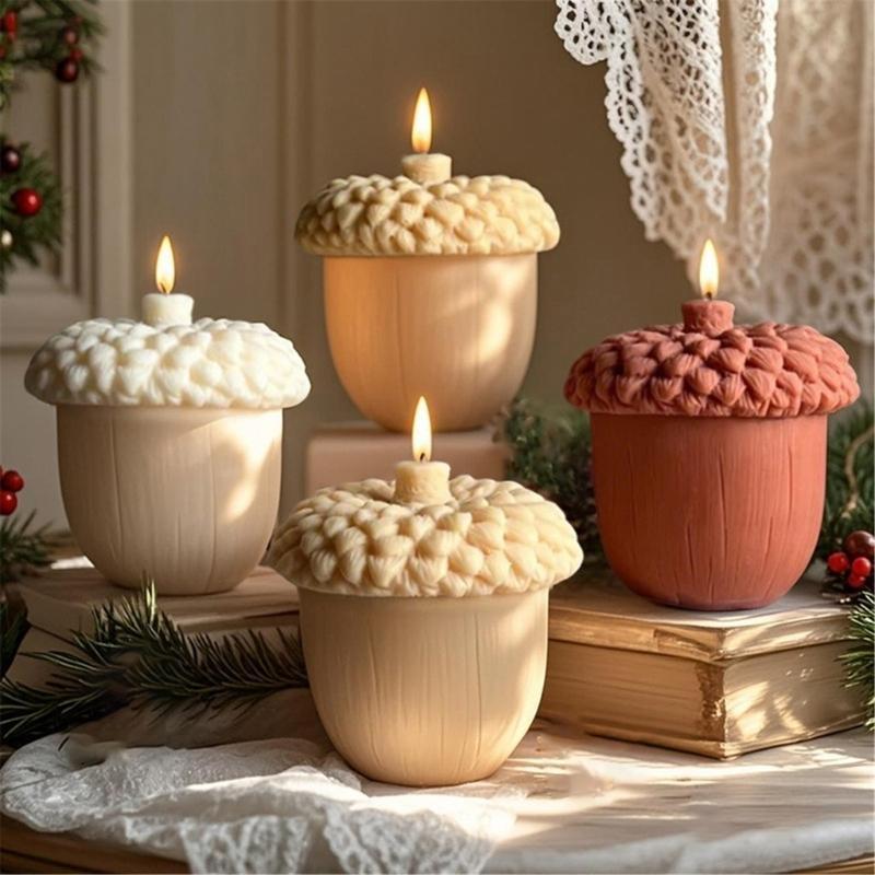 Flexible Pinecone Silicone Mould for Christmas Craft Casting and Plasters Decoration China Mainland
