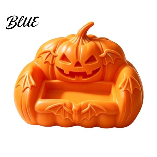 Durable 3D Printed Figures Ghost Pumpkin Sofa Ornaments Spooky Cute Halloween Desk Decor Tray Haunted PLA Material Toys House Shelf Ornament
