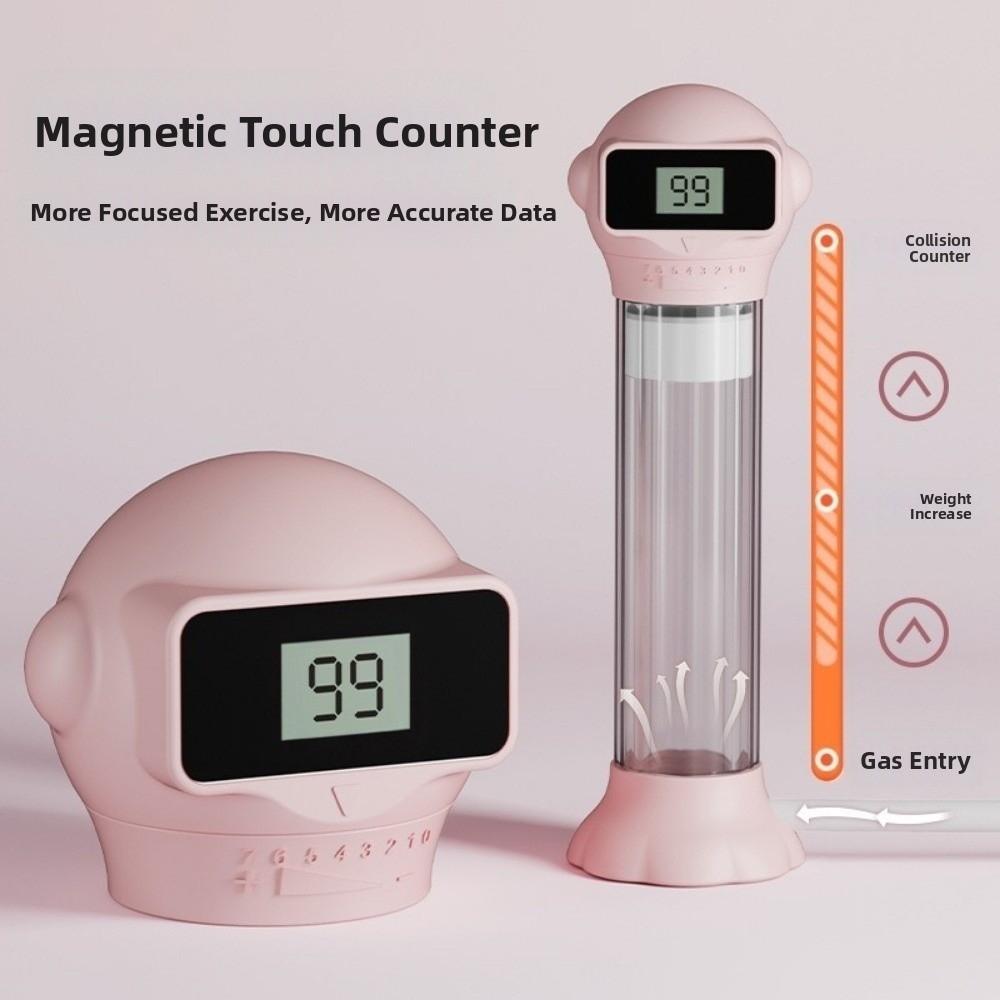 Deep Breathing Respiratory Trainer Ergonomic Design Breathing Dumbbell Trainer  Fitness Equipment