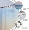 Ocean Beach Shower Curtain Bathroom Decorative Beach Hawaiian Art Print Fabric Shower Curtain Waterproof 12 Plastic Hook