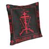 Calvary Cross Square Throw Pillow Cover Decoration 3D Double Side Printing Christian Orthodox Monastic Symbol Cushion Cover Car