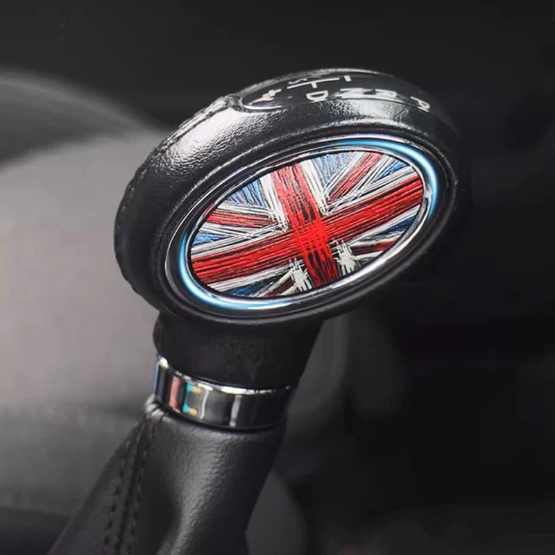 Car Gear Shift Cover Stickers Decals for MINI Cooper JCW F54 F55 F56 F57 F60 Countryman Clubman Styling Modification Accessories