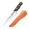 Barbecue Knife Slicing Meat Fruit Fish Filleting Utility Knife Kitchen Knives Wood Handle Forged Blade Chef Cooking Boning Knife