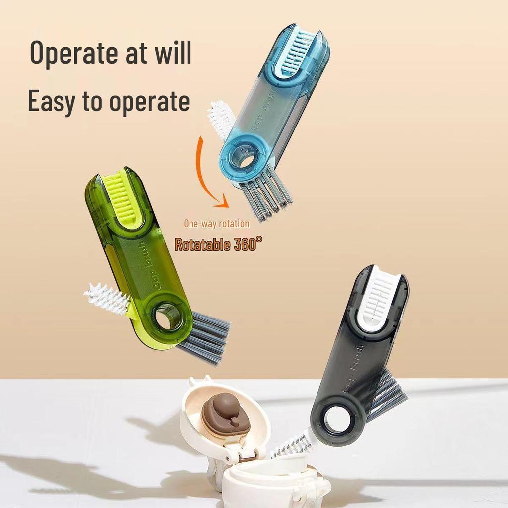 3-in-1 Cleaning Brush for Thermos, Baby Bottles & More – Ideal for Crevices & Grooves