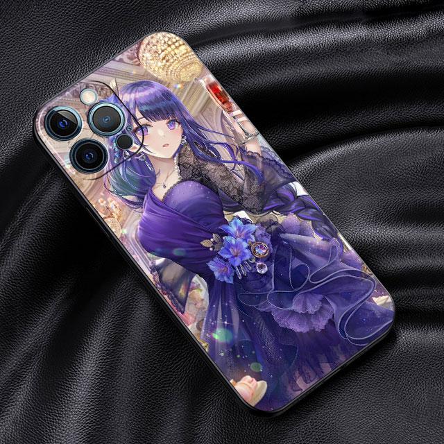 Soft Case For Apple iPhone 11 13 Pro Max 14 12 Mini 7 8 Plus X XS XR SE 2020 6 6S 5 5S Phone Cover Funda Genshin Impact Girl Sac