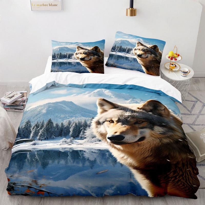 3D Digital Printing Three-Piece Set Of Bedding Four-Piece Set GER-100*135