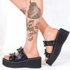 2021 Autumn European & American Women's Platform Bat Toe Fashion Sandals