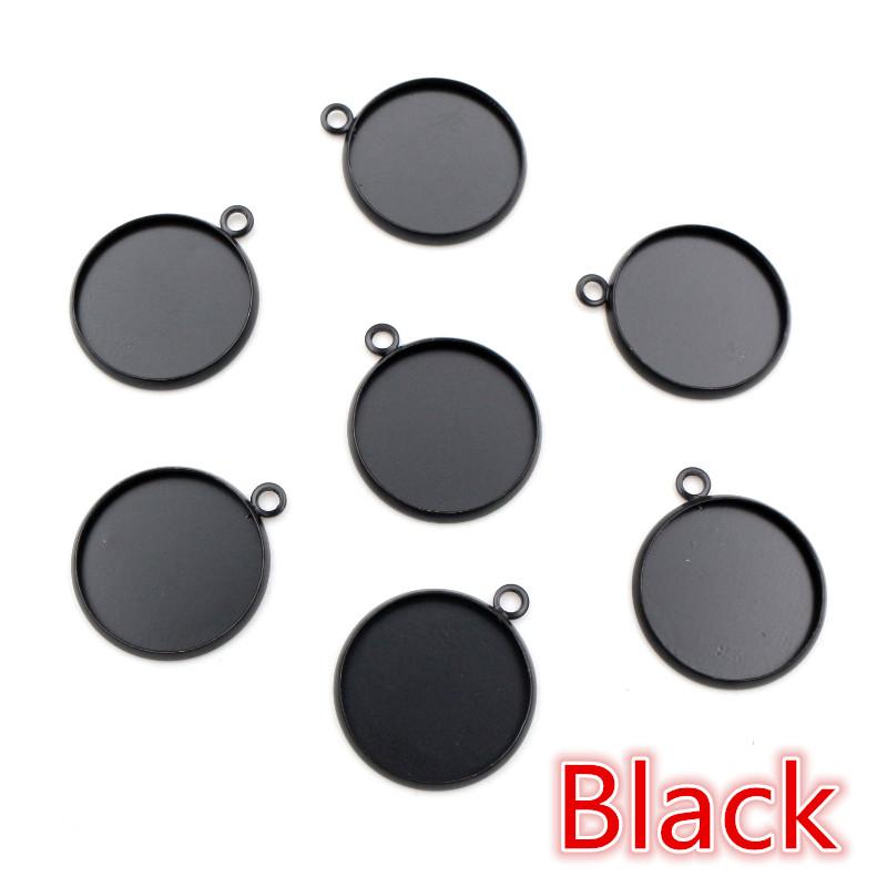 8 10 12 14 16 18 20 Kulatý kabošon 25 mm Rámeček rámečku záslepky Potřeby pro nastavení šperků Náramek pro výrobu šperků