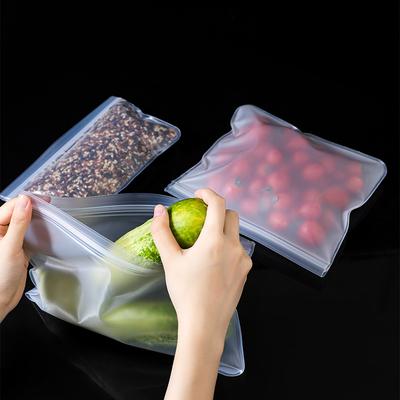 Kühlschrank Obst und Gemüse Siegel Wiederverwendbarer Portions Lebensmittel Frischebeutel