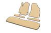 EVA Mats (beige) Front -2025 Rear (3 Pcs) for Peugeot Partner Tepee 2008-2018