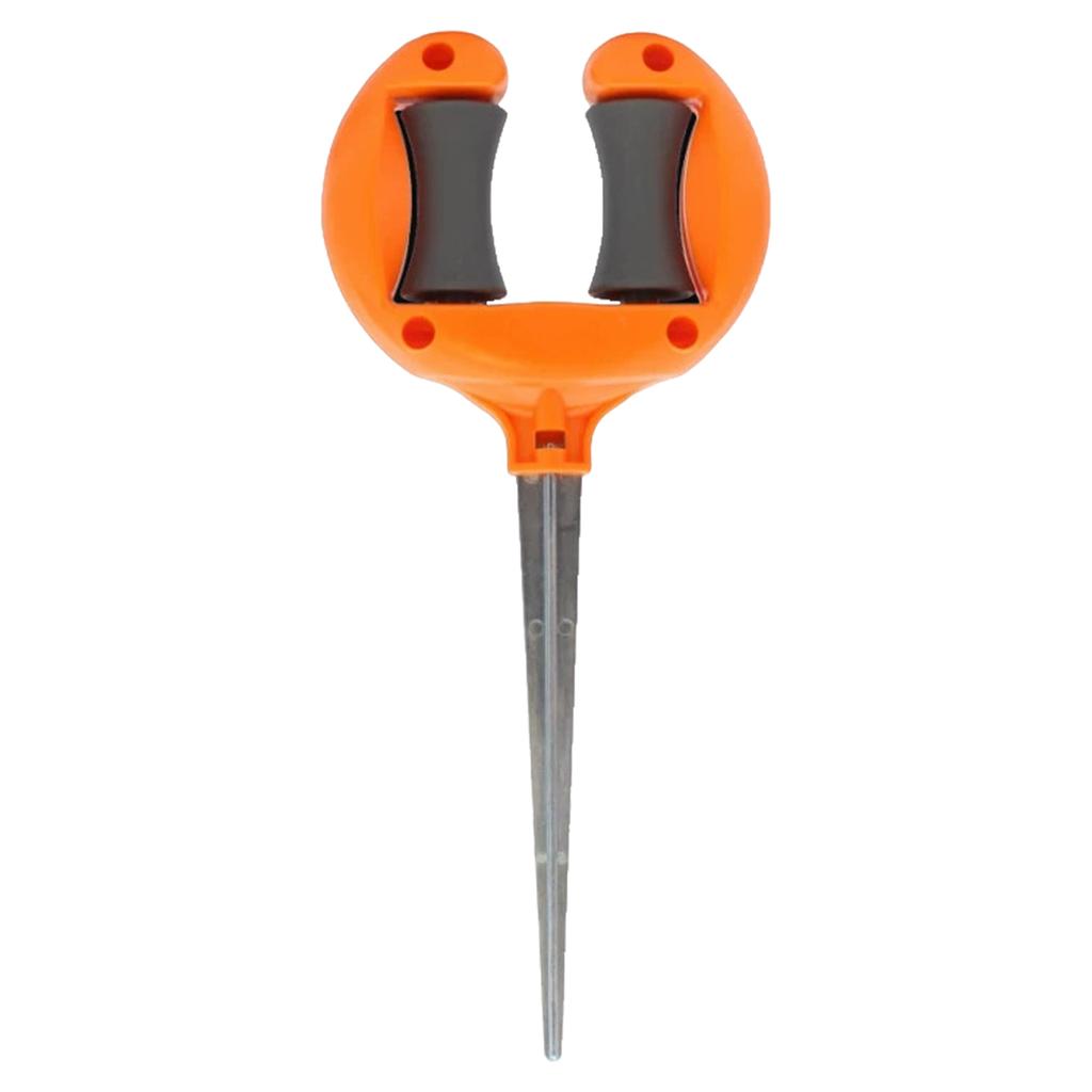 Garden Hose Guide Nail Water Pipe Positioning Holding Smooth Roller Pointed Head Outdoor Yard Irrigation Tool white Or Orange