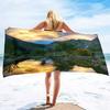 Oversized Beach Towel Grassland Extra Large Soft Pool Swim Travel Towels Blanket for Adult Women Men Camping Chair Cover Gift