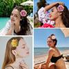 Hairpin Realistic Flowers Decor Secure Grip Lightweight Hair Clip Side Bang Hair Pin