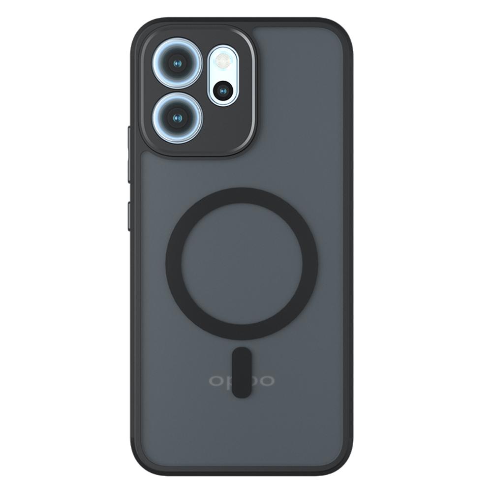 For Oppo Reno14 F 5G Case Compatible with MagSafe TPU+PC Matte Skin Touch Phone Cover
