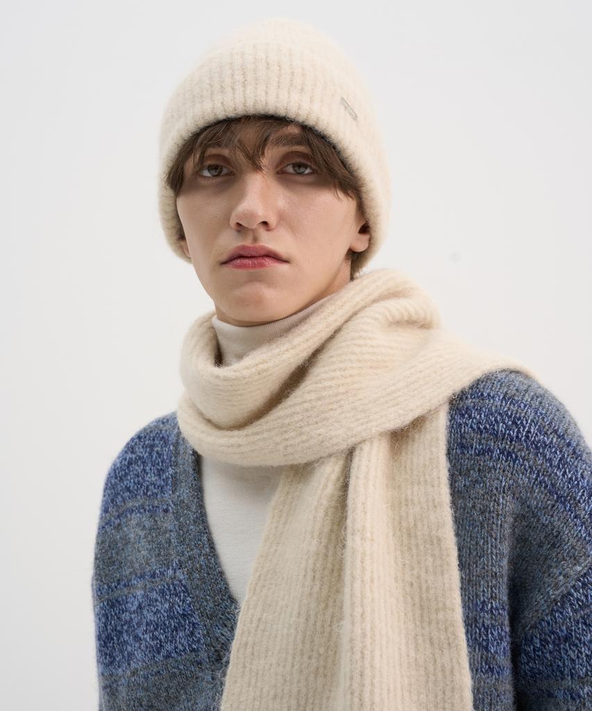 TRIP LE SENS [Gift Box] Wool Blend Hairy Beanie_4 Colors_Unisex