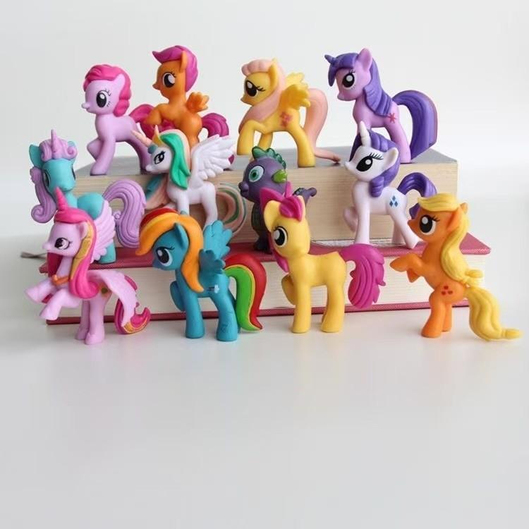 Complete Set Magical Of 12 Pvc Polly Princess Figurines Ideal For Kids Parties And Cake Models