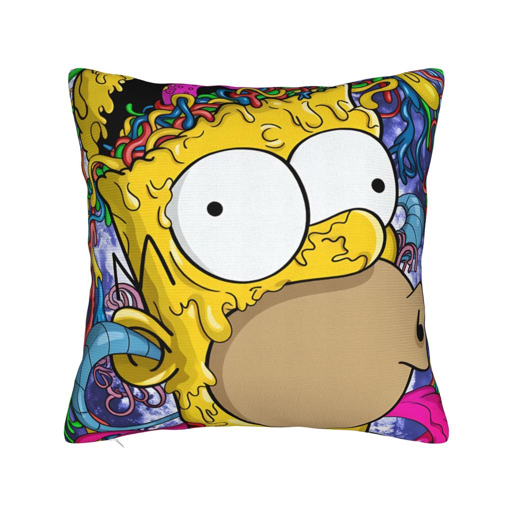 Marge SSimpsons Head Repeat Pattern Pillow Cover Funny Pillow Case For Sofa Home Decor Soft Pillowcases Gift Idea