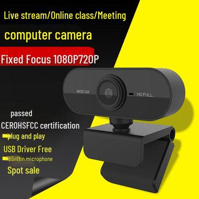 1080P 60fps HD Webcam with Microphone for Streaming, Online Classes, and Video Conferences