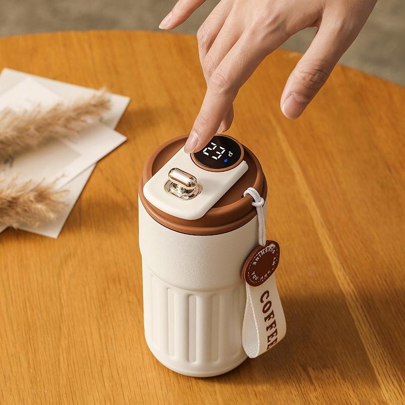 Thermal Mug For Coffee, Tea, Smart Bottle With Display
