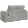Grey Sleeper Sofa 148 X 71 X 83 Cm Velvet