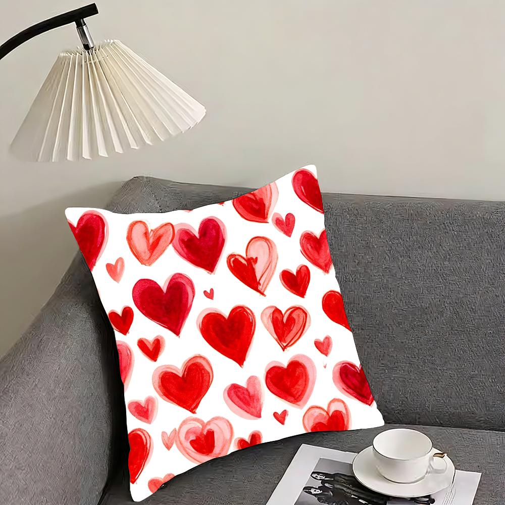 Love INS Cushion Cover Pillowcase Ultra Soft Skin Friendly Fabric Cloud Like Comfort  Concealed Zipper