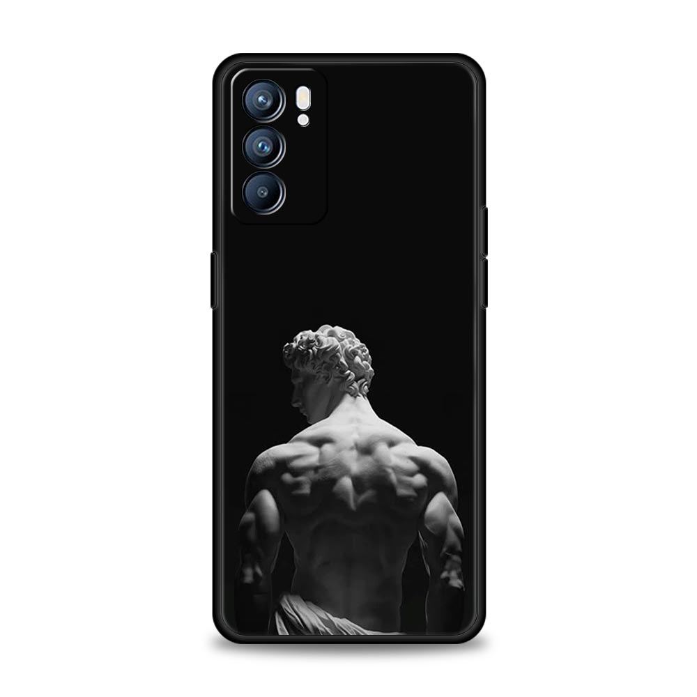 Ancient greek sculpture Phone Case For Oppo A54 A53 A52 A15 A95 A16 A78 A79 A80 A98 4G Find X5 X6 Reno10 12 13 F Pro 5G Cover