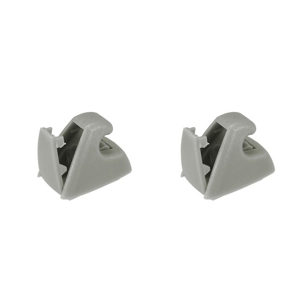 2x Gray Sun Visor Retainer Support Clip For Chevy Silverado 1500 Tahoe 15882854