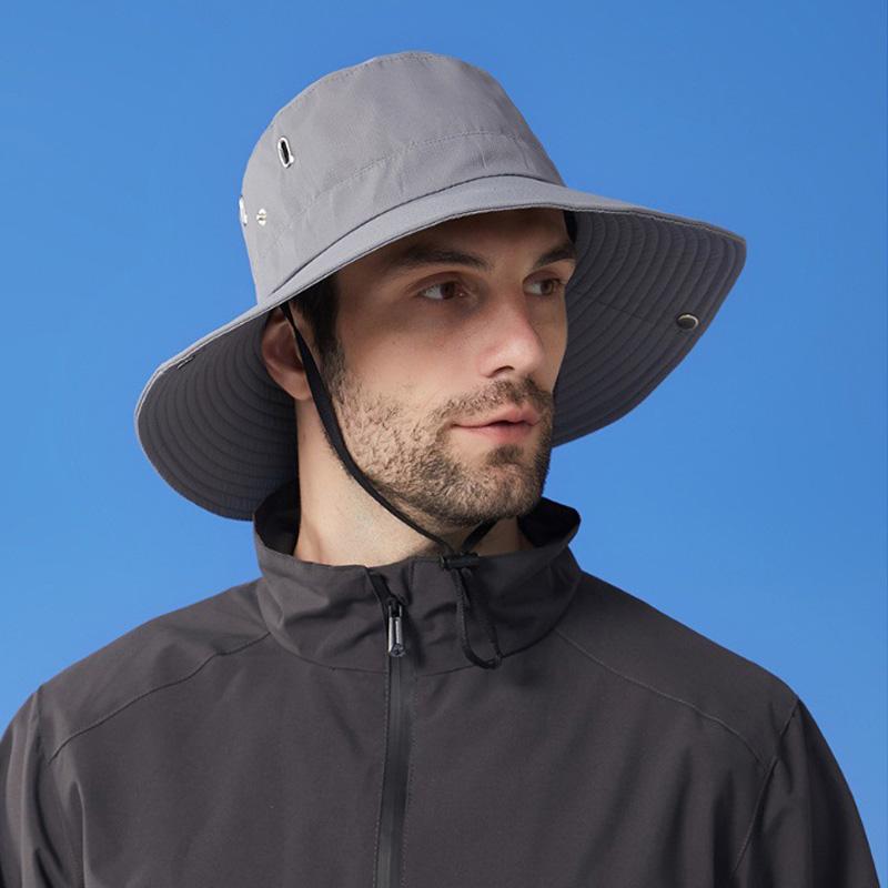 Waterproof Outdoor Sun Hat Men's Summer Sunscreen Fisherman Hat Women Mountaineering Hat