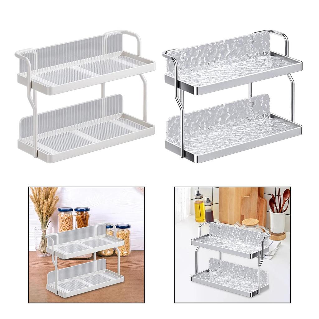 Bathroom Storage Rack Cosmetic Tray Jewelry Organizer Multipurpose Tea Cup Holder