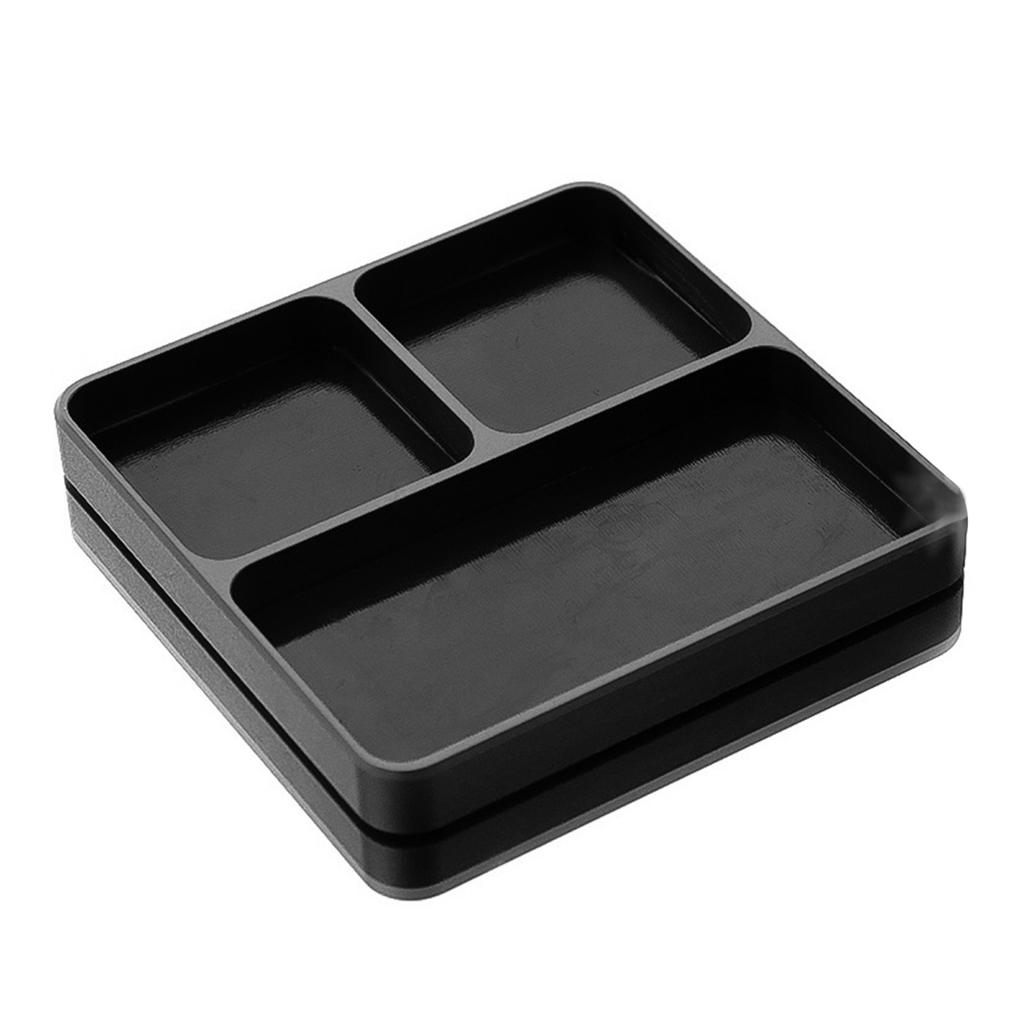 Yousheng Magnetic Electronic Repair Screws Organizer Parts Tray 3 Compartments Multipurpose Screws Holder Magnet Tool Tray