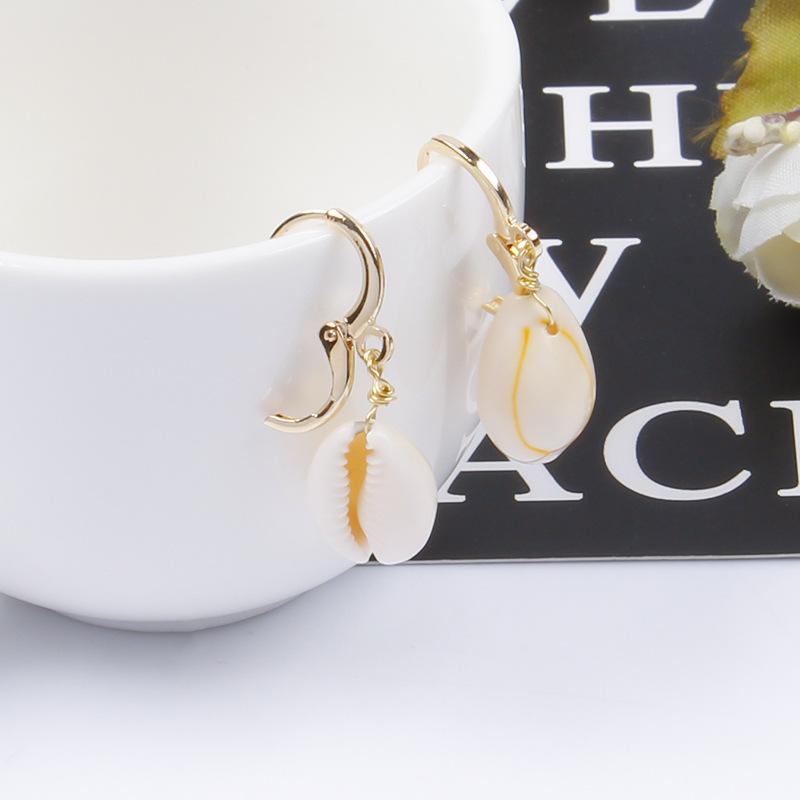 European and American new models, fashionable shell earrings, hot-selling earrings and studs.