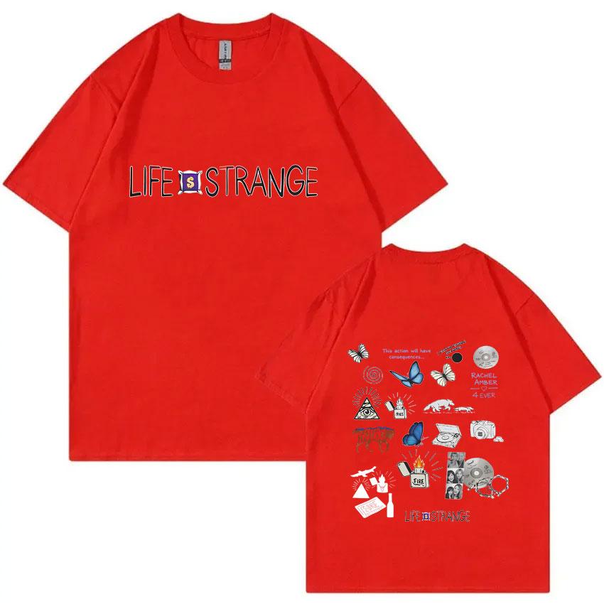 

Hot Game Life Is Strange Logo Print Tshirt Unisex Women Casual Oversized Crewneck T Shirts Male Fashion Vintage Tshirt Streetwear S