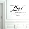 Adhesive Quote Motto Wall Sticker Bedroom Living Room Wall Decal Home Decoration