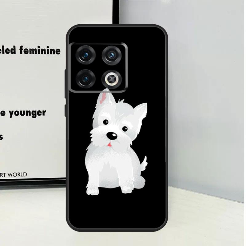 Cartoon Westie Dog For OnePlus Nord CE 5 2 3 4 Lite N20 N30 Case For OnePlus 15 13 12 11 10 Pro 10T 12R 13R 13T